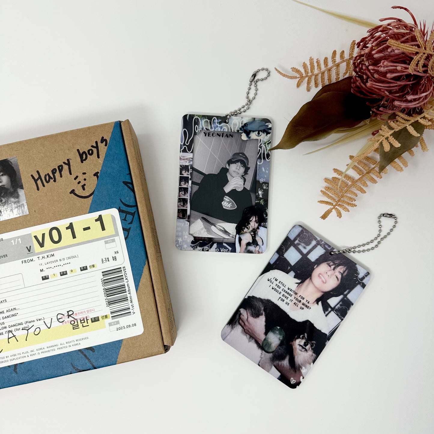 Taehyung ‘Layover’ Photocard Holders
