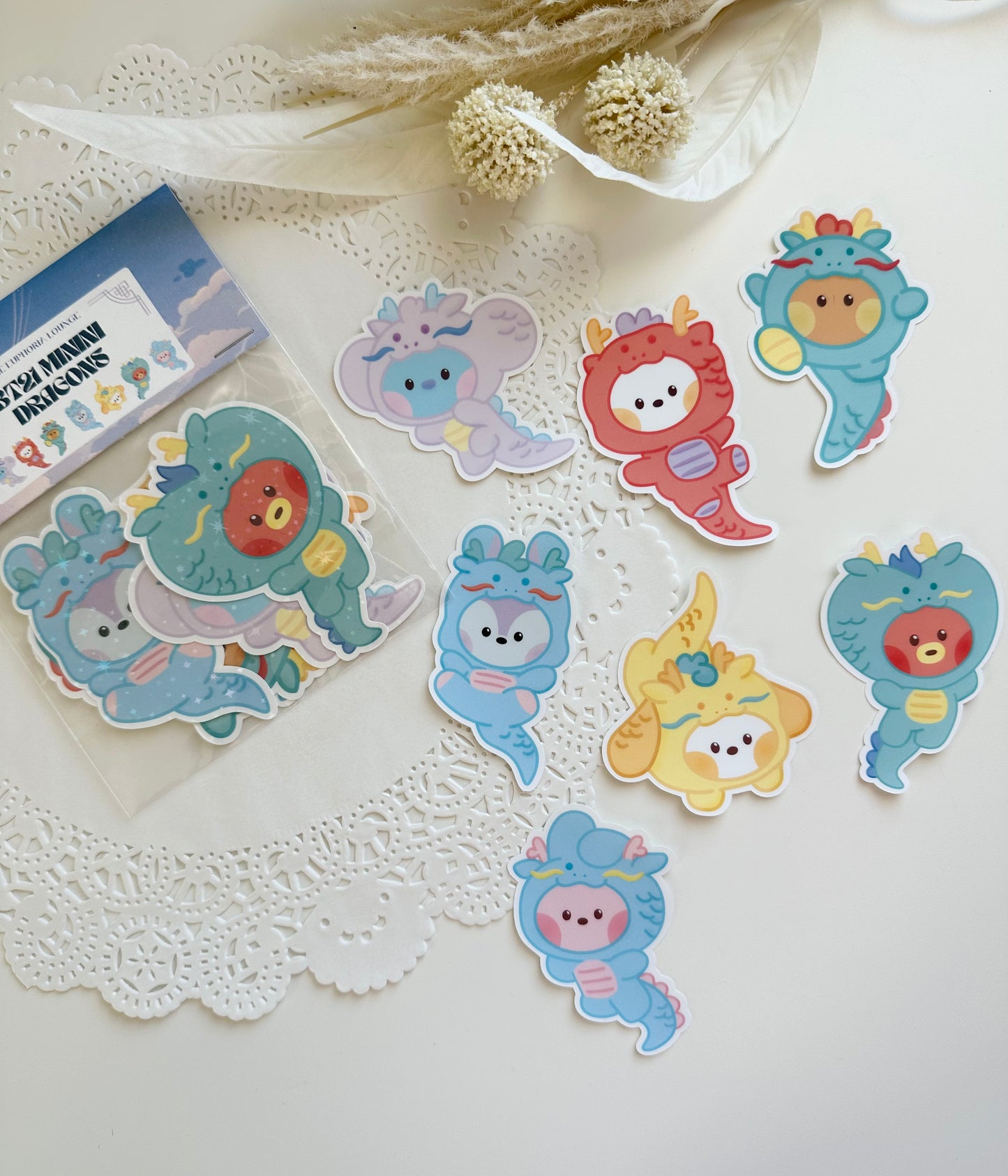 BT21 Minini Dragon Stickers