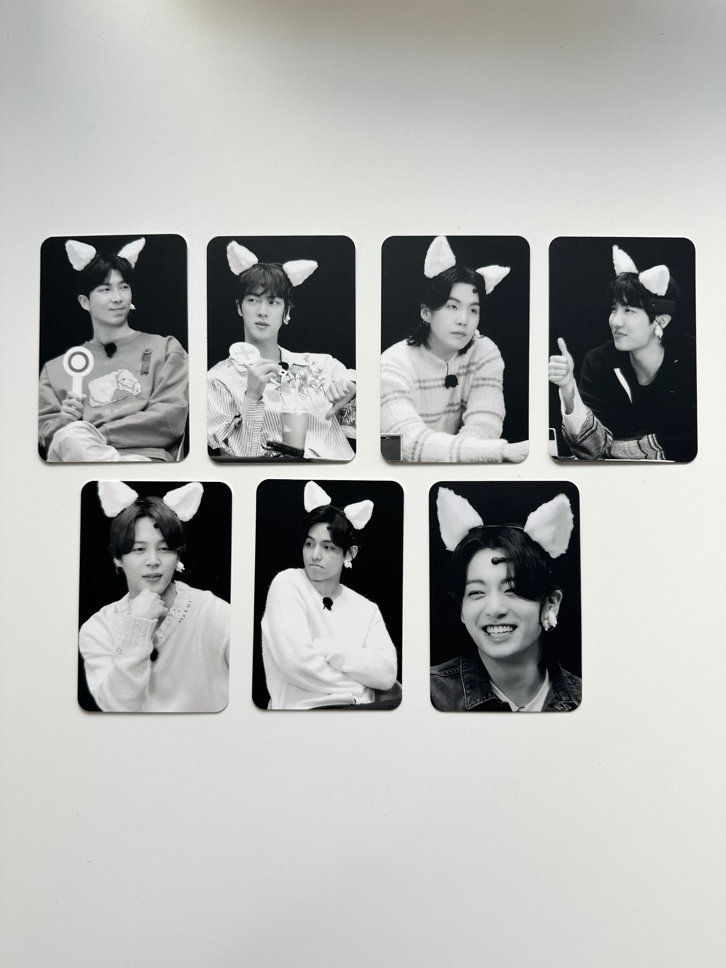 BTS Cat Ears Lucky Draws