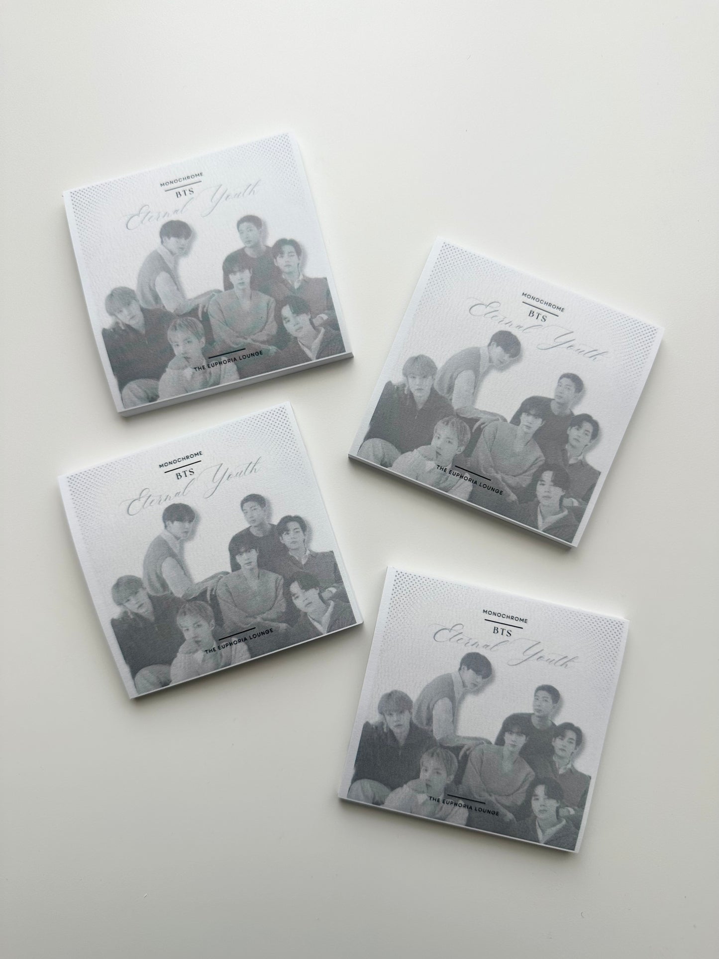 BTS OT7 Monochrome Sticky Notes