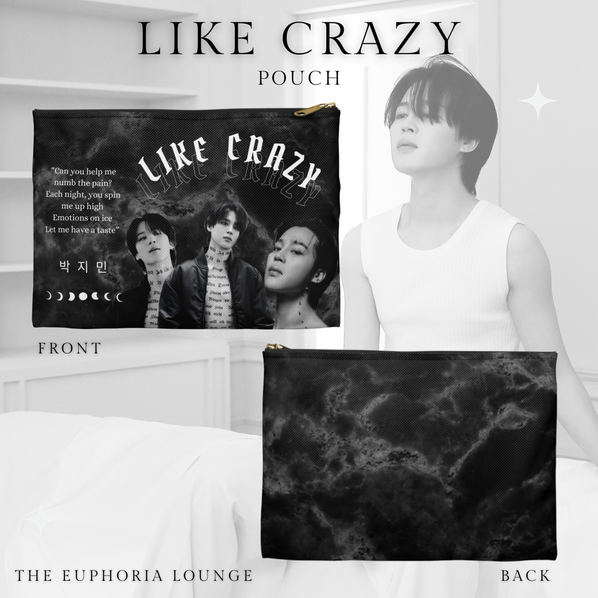 Jimin 'Like Crazy' Pouch