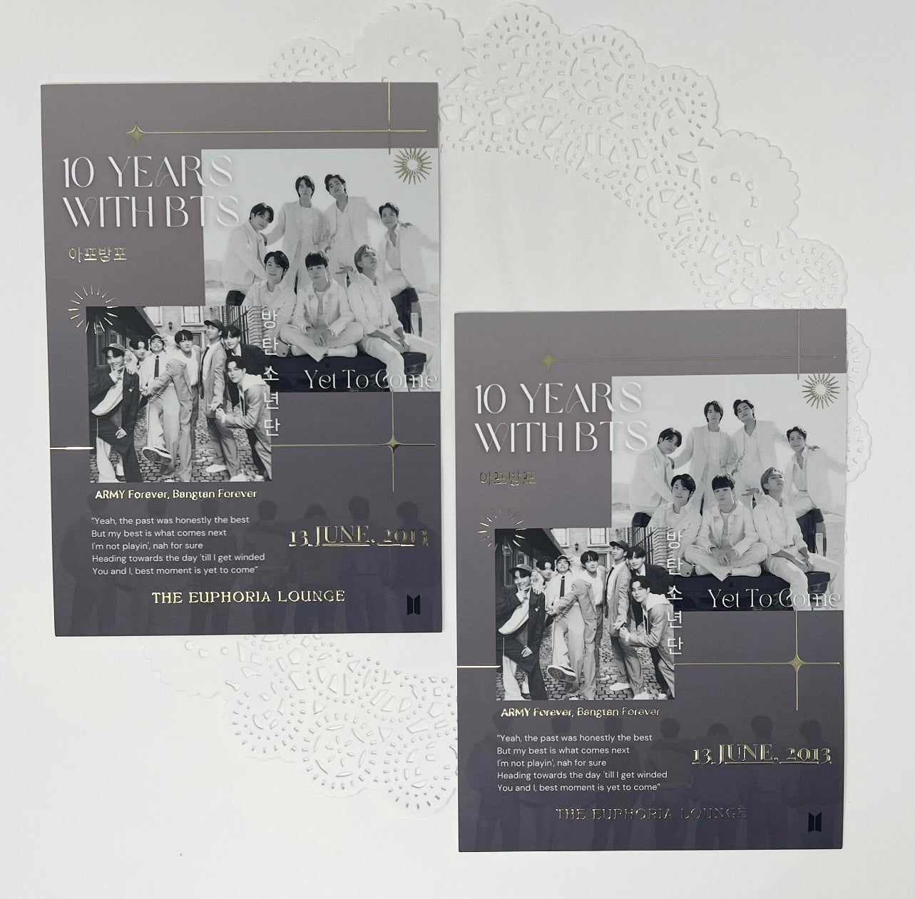 10 Years With BTS Print
