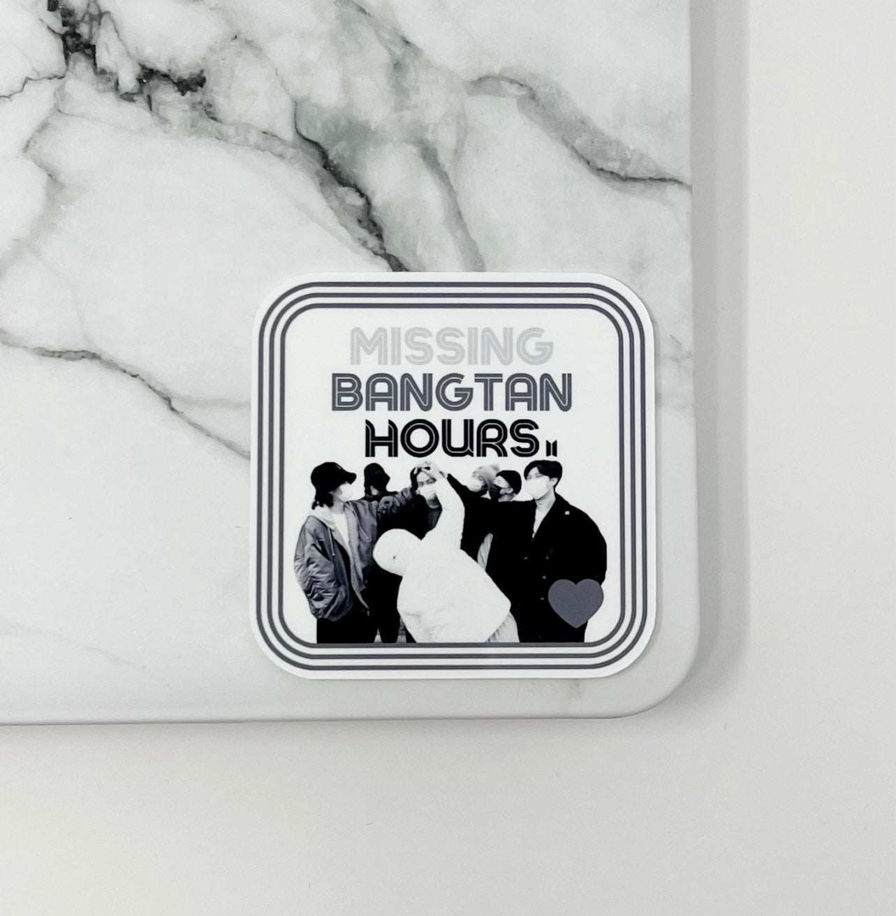 Missing Bangtan Hours Sticker