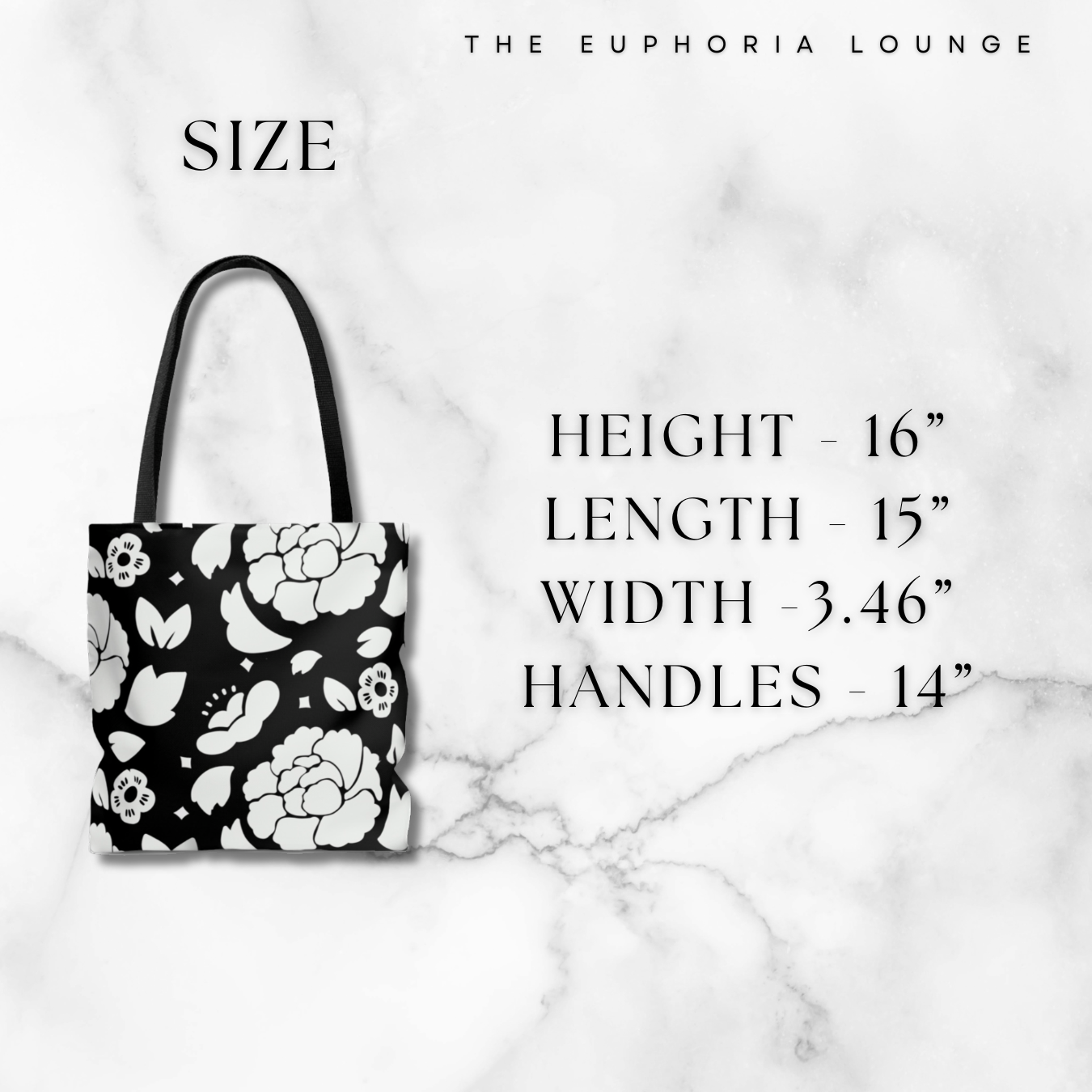 Agust D Guitar Pick Floral | AOP Tote