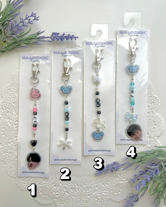 Namkook Keychains + Charms