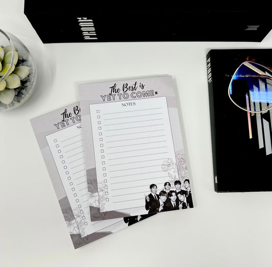 Yet To Come Notepad