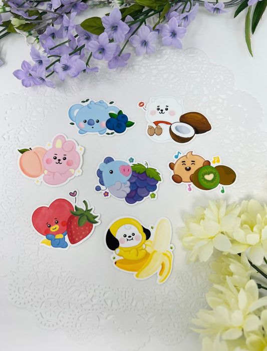 BT21 Fruit Stickers